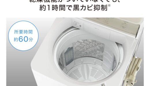 【2024年1月】洗濯槽がカビないおすすめの洗濯機10選