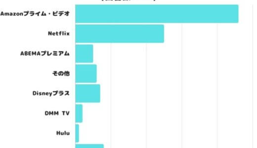 【調査レポート】よく見る動画配信サービスは？1位は「Amazonプライム・ビデオ」でした！